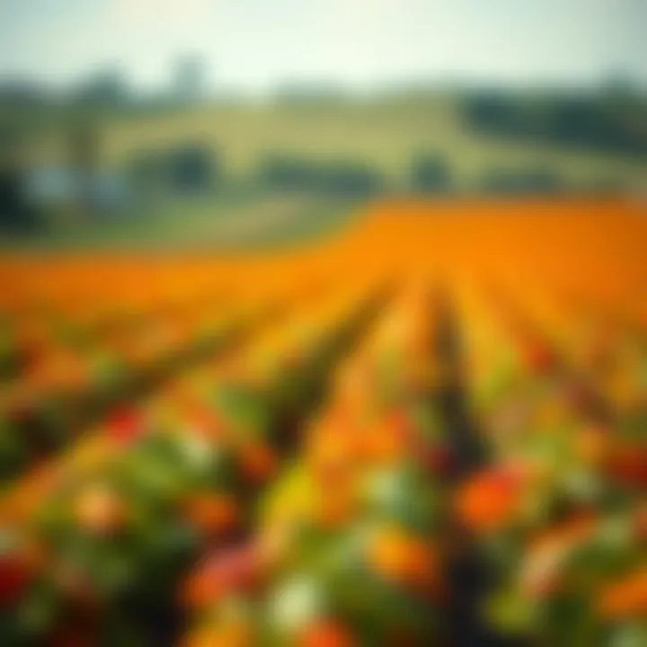 Diverse Crop Rotation Techniques Diverse crop rotation techniques in a vibrant field