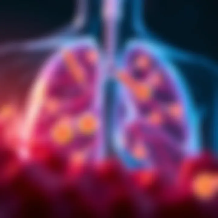 Scientific illustration of vitamin absorption