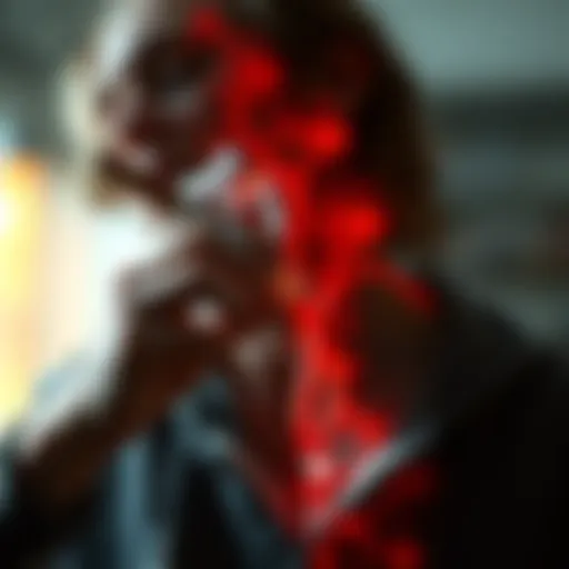A graphical representation of the biochemical effects of smoking on vascular health