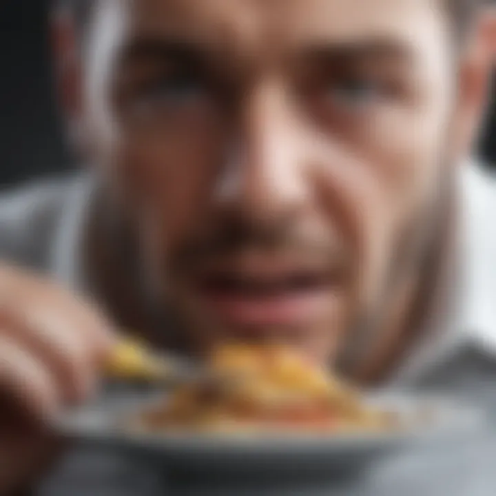 Graphic showing the impact of appetite regulation under stress