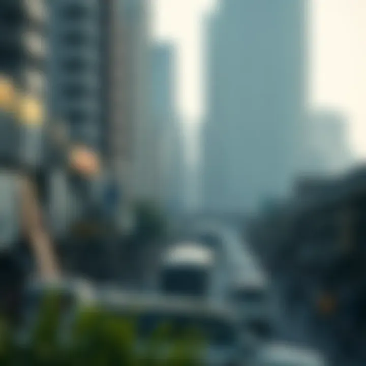 Illustration of urban overcrowding highlighting infrastructure strains