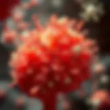 A vibrant illustration of diverse microorganisms thriving in the gut environment.