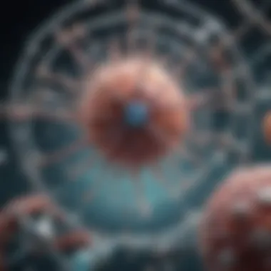Mechanism of Action in Immunotherapy Illustration depicting the mechanism of action of immunotherapy in cancer treatment
