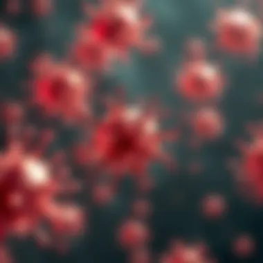 Illustration depicting memory B cells and their role in immunity