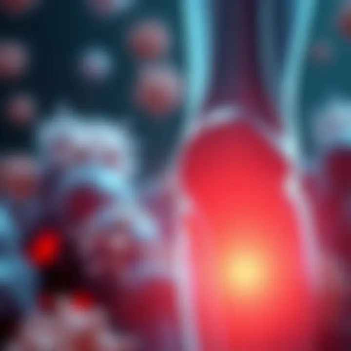 Proteins' Interaction with Joint Health Diagram showing the interaction of proteins and joint health
