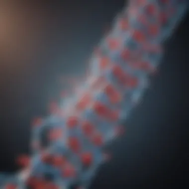 Structure of RNA in Vaccines Illustration depicting the structure of RNA and its role in vaccines