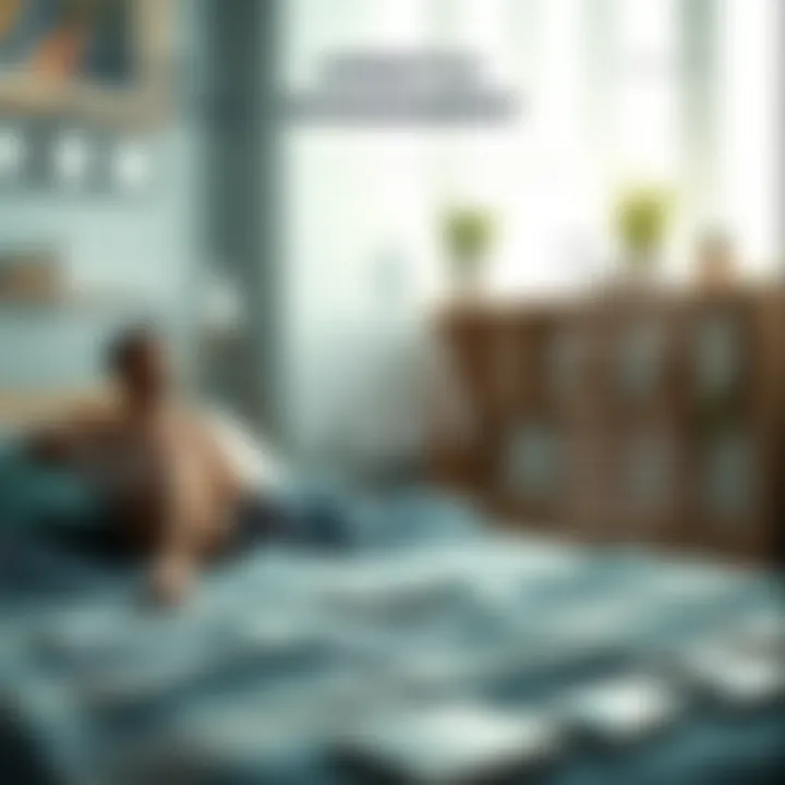 Infographic illustrating lifestyle modifications for asthma care