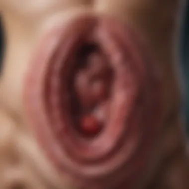 Location of Bleeding Ulcers An illustration showing the location of bleeding ulcers in the gastrointestinal tract