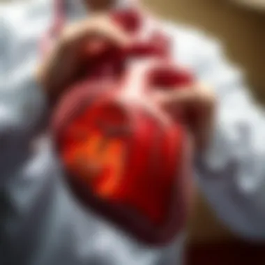 Heart Anatomy in End Stage Disease A visual representation of heart anatomy affected by end stage heart disease