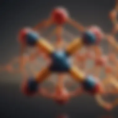 Molecular Structure of Granzyme B Granzyme B molecular structure illustration