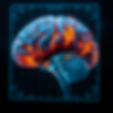 Metabolic Activity in the Brain Visualization of metabolic activity in the brain highlighted by PET scan