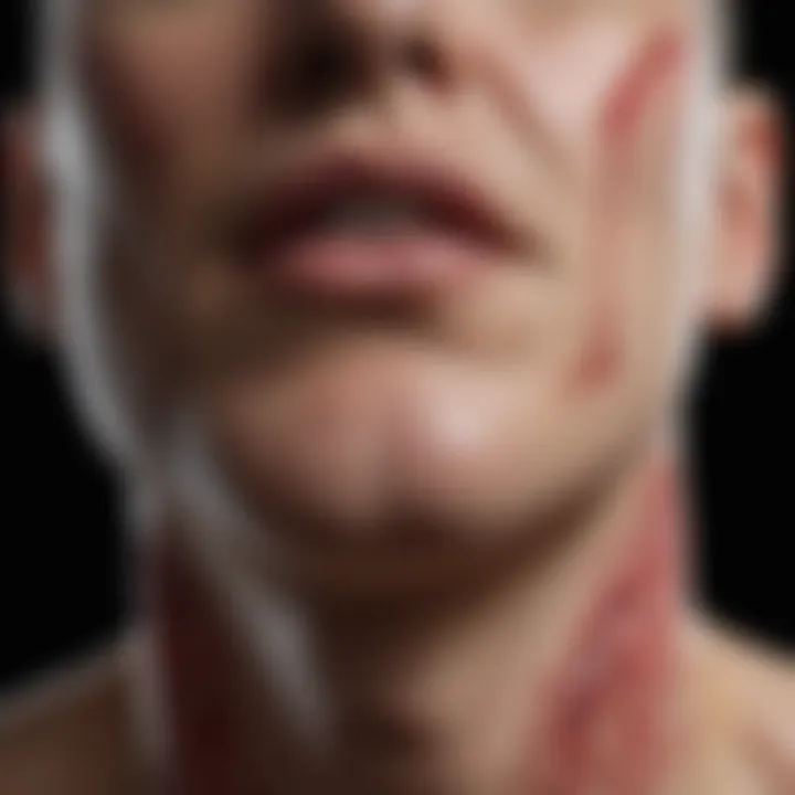 Diagram showing clinical manifestations of RA vasculitis