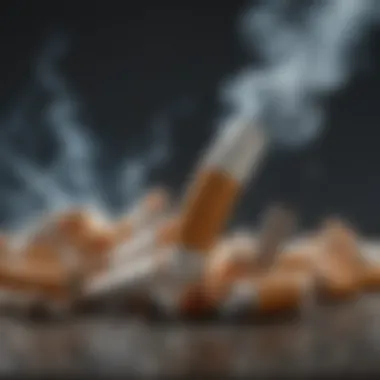 Health Benefits of Quitting Smoking Visual representation of the health benefits of quitting smoking.