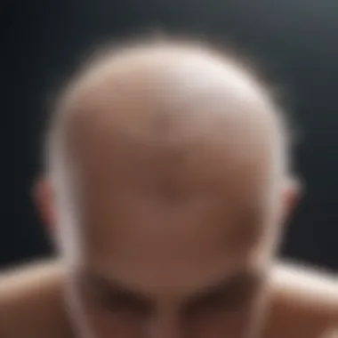 Impact of Environment on Scalp Illustration of environmental factors affecting scalp health