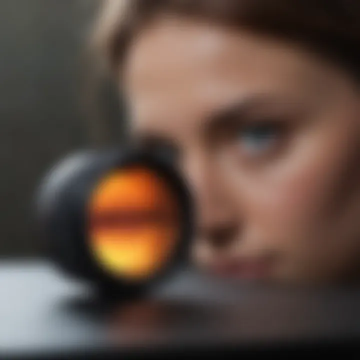 Infographic on the technology behind color correction lenses