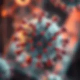 Visual representation of the Delta variant mutation structure