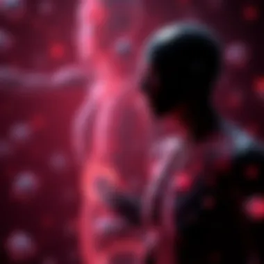 Chronic Inflammation and Disease Associations Visual representation of chronic inflammation and its associated diseases
