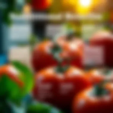 Nutritional Benefits of Tomatoes An infographic outlining the vitamins found in tomatoes and their health benefits.