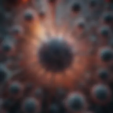 Community Dynamics of Virus Spread Visualization of virus spread in a community