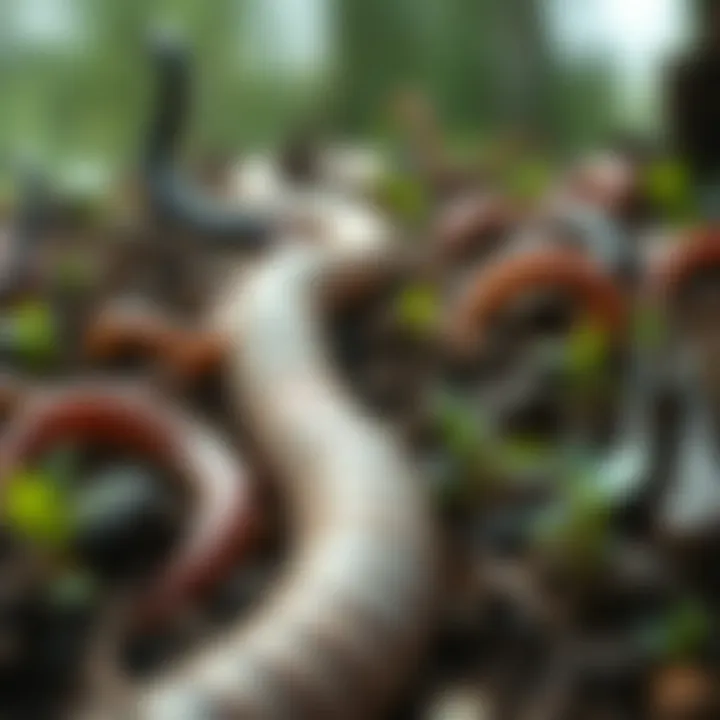 Ecological Habitats of Worms Diverse habitats of various worm species